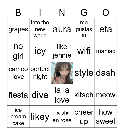 Bingo GGs Bingo Card