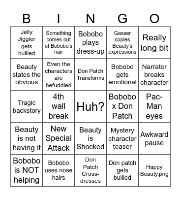 Bobobingo Card
