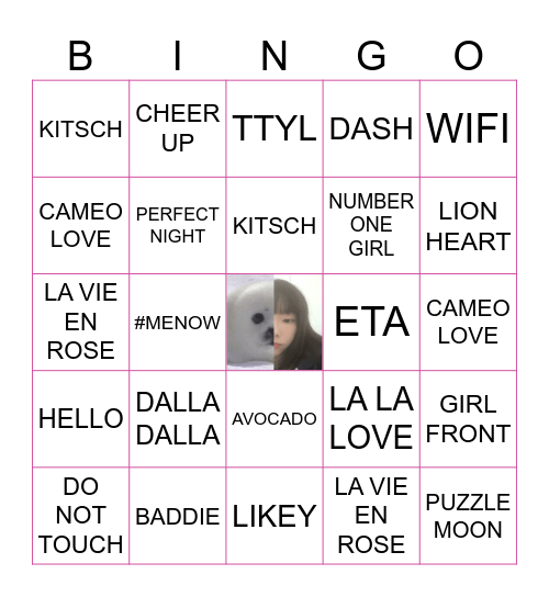 Bingo de GGs Bingo Card