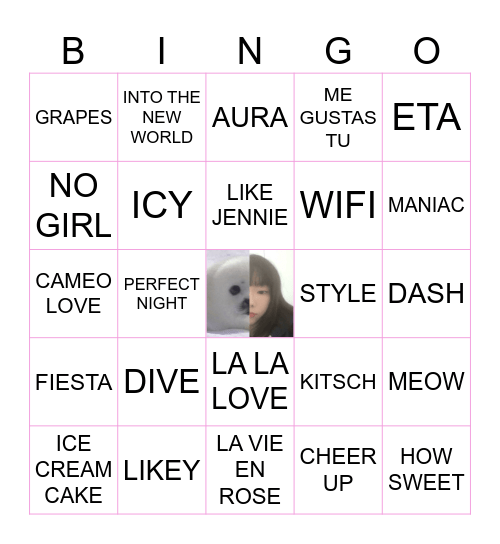 Bingo de GGs Bingo Card