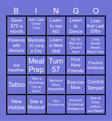 BINGO 2026 Bingo Card