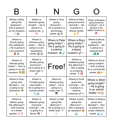 B10 L1 Where is Tanjiro Kamado going today? Bingo Card