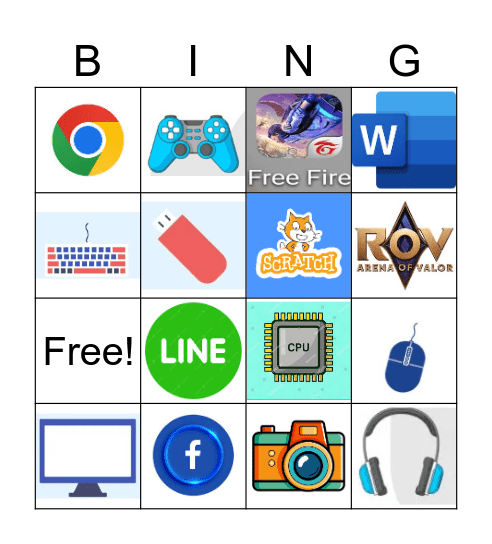 Technology Bingo Card