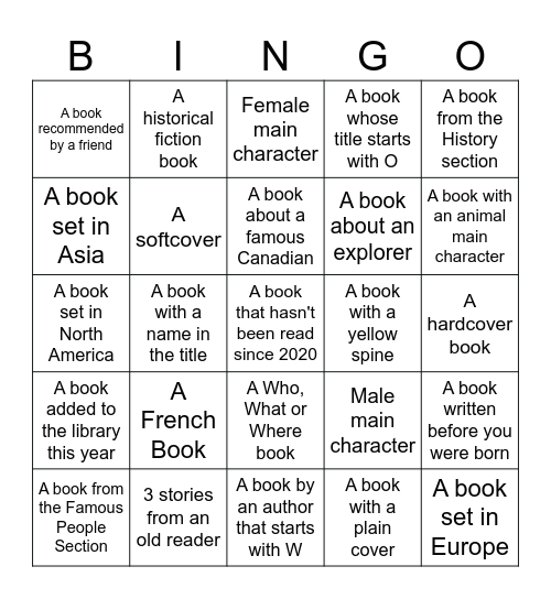 Google Docs Bingo Card