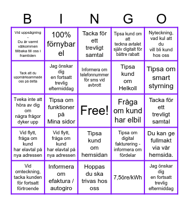 KS Bingo Card