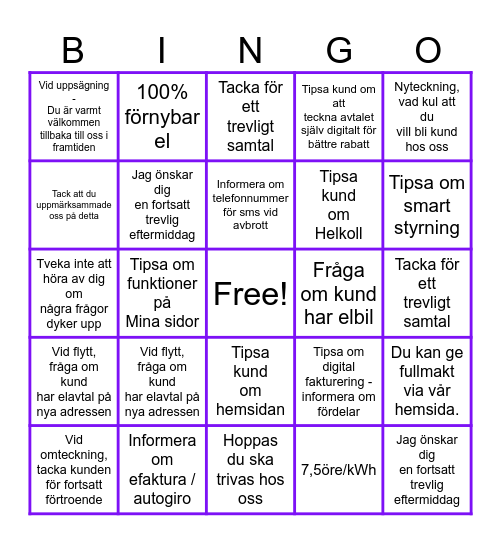 KS Bingo Card