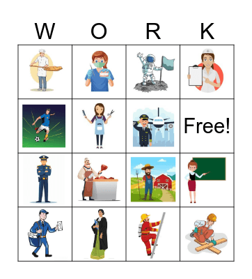 What is your job? Bingo Card