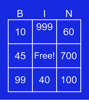 ตัวตามใจฉัน Bingo Card
