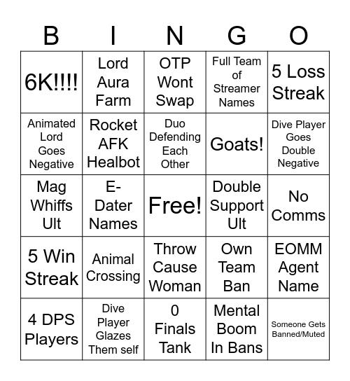 Marvel Bingo!!! Bingo Card
