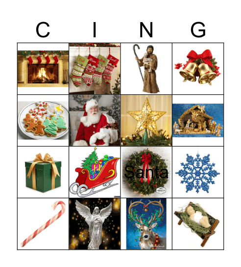 Christmas Fun Bingo Card