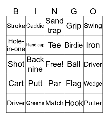 Pop's Birthday Bingo Card