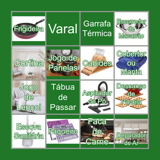 CHÁ SAMUEL & STEFANI Bingo Card