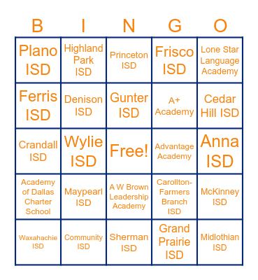 Snow Day Bingo Card
