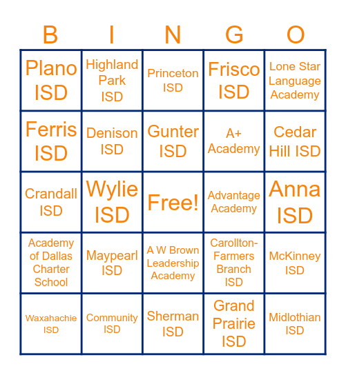 Snow Day Bingo Card